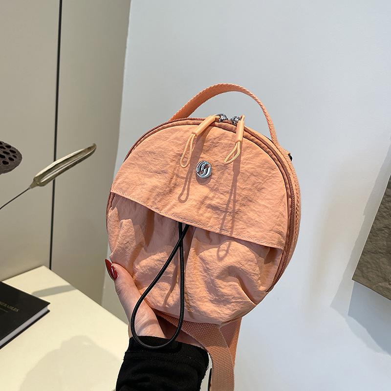 Picture of Simple Fashion Trendy Small Round Bag 2024 Autumn and Winter New Lightweight High Beauty Value Lightweight Shoulder Bag Women Crossbody Bag