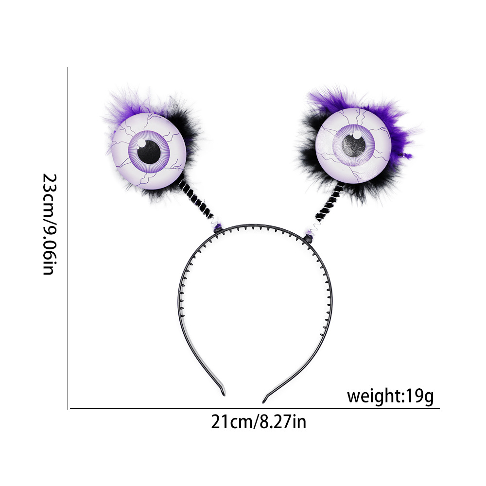 Picture of Big Eyes Halloween Hairband Party Exaggerated Decoration Spring Ghost Festival Masquerade Horror Atmosphere Props Cross Border