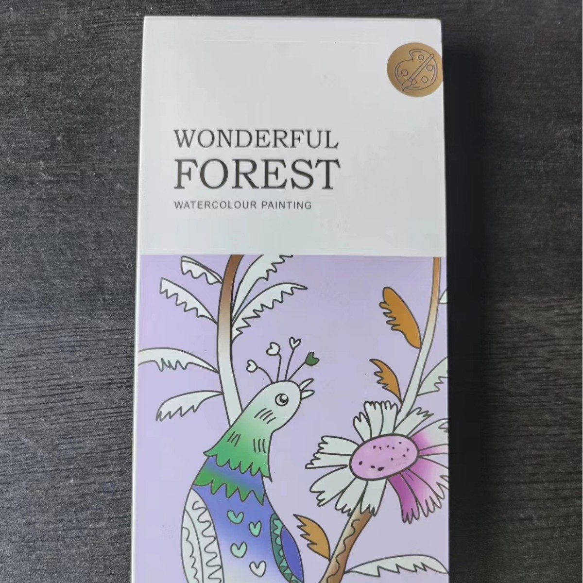 Picture of Comes with Watercolor Paint Graffiti Coloring Book Picture Book for Young Kidsren Early Education Princess Gouache Painting Book Note Coloring Book