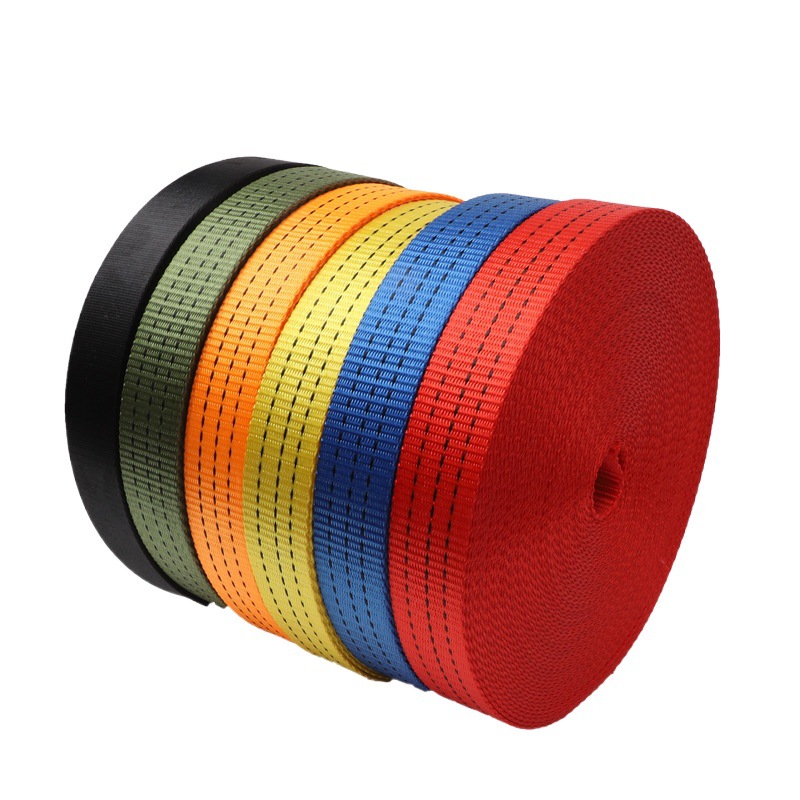 Cargo binding belt truck rope brake rope ribbon thickened strap high-strength polyester belt brake rope flat belt rope