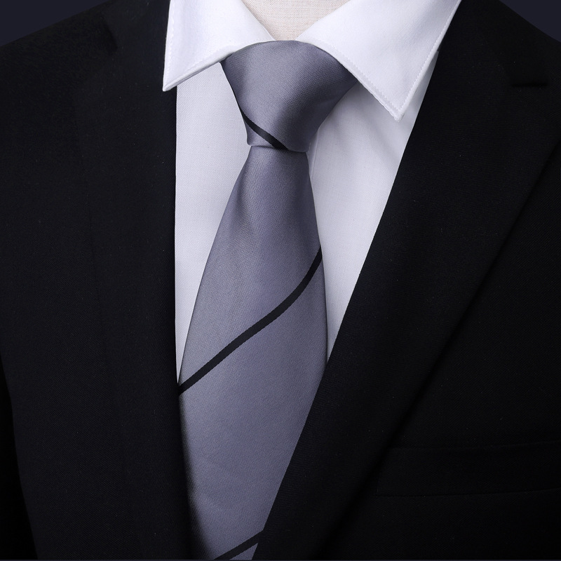 Picture of Tie Men's Dress Business A02 Zipper Professional Wedding Groom Korean Style Zipper Hand Tie Tie