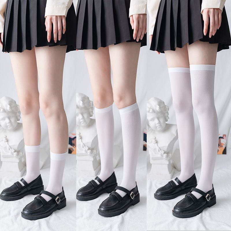 Picture of JK Japanese Velvet Over-the-Knee Socks Student Thigh Socks Mid-high Stockings Plus Stockings Spring and Autumn Women's High Stockings