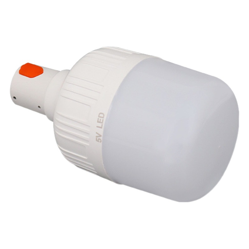 Cross-Border Rechargeable Light Led Home Outdoor Strong Light Camping Style Emergency Lighting Energy-Saving Stall USB Light Bulb Wholesale Bulb