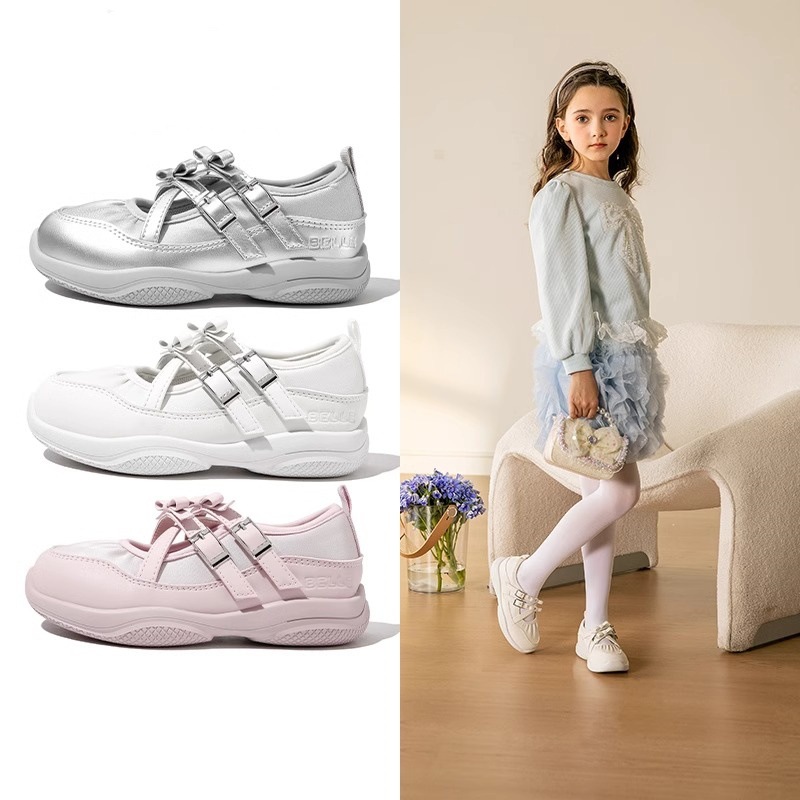 [Yang Nama] Children's Shoes Girls sneaker 2025 Spring New Fashion Casual Mary Jane Shoes Children's Princess