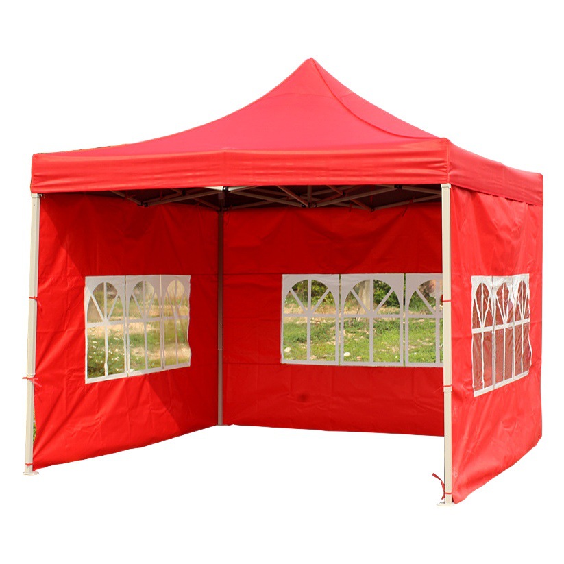 Outdoor Epidemic Prevention and Isolation Tent Rainproof Transparent Cloth Four Corners Large Umbrella Folding Canopy Telescopic Awning Windshield