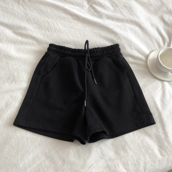 Picture of Casual Small Casual Shorts for Women Summer New Gray Versatile Outer Wear Running Sports Shorts Women's Hot Pants Trendy