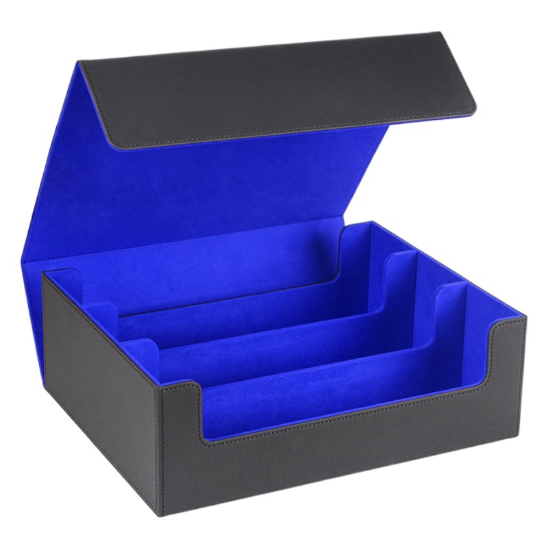 Factory in stock direct PU strong magnetic large capacity digital baby table game card box PTCG card set storage protection