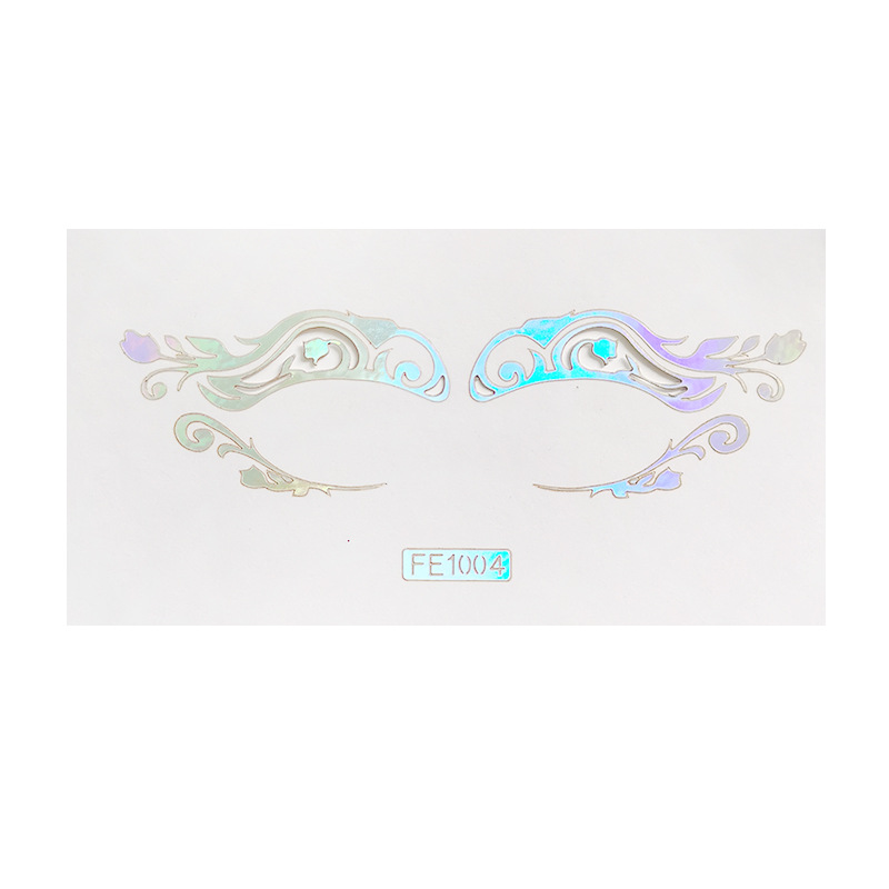 Picture of Spot Eyeliner Stickers for Lazy European and American Eye Makeup Stickers Laser Cut Out Template Makeup Painted Tattoo Stickers