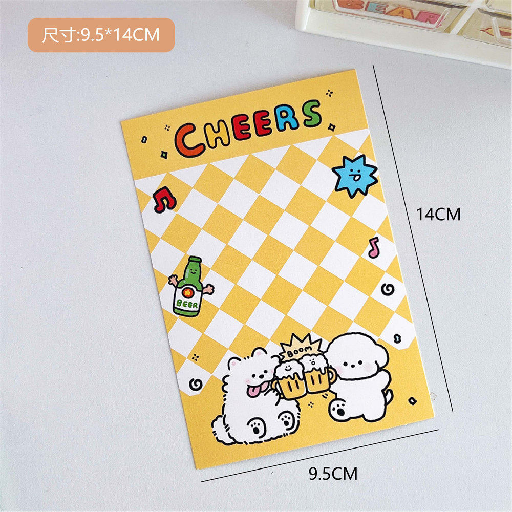 Picture of Original puppy card head back card packaging card set out card shipping accessories gift baking biscuit packaging card
