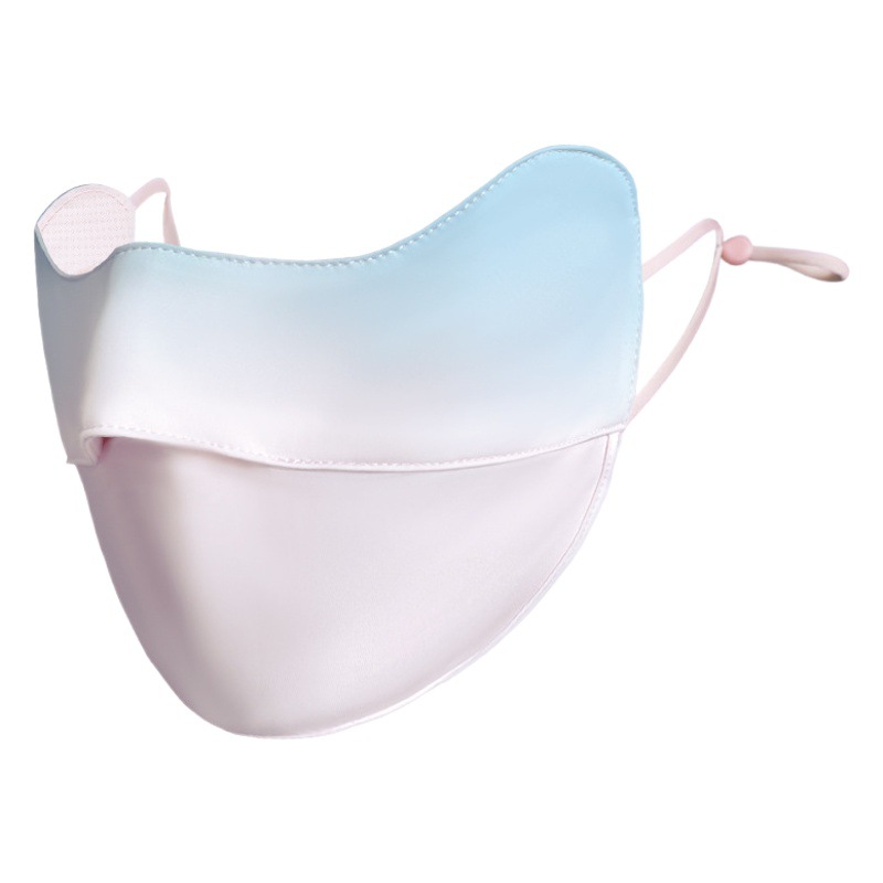 New 5D cartilage support three-dimensional sunscreen mask anti-ultraviolet breathable ice silk cool sense sunshade outdoor