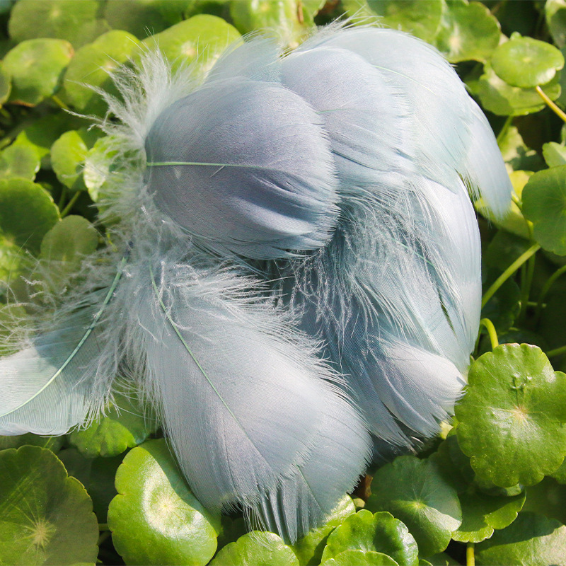 Picture of diy handmade color floating feather goose feather dream catcher wave ball gift box filling decoration materials