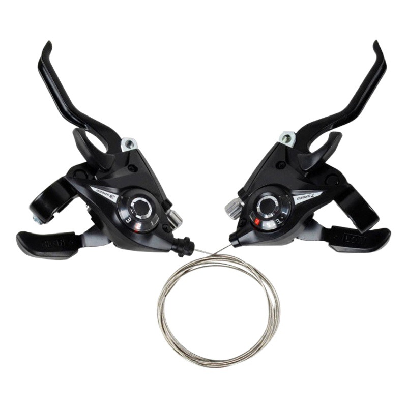 Mountain Bike Aluminum Alloy Coupling Finger Shifter Ef51-7A Transmission 21-Speed Speed Control Brake Handlebar Bicycle Accessories