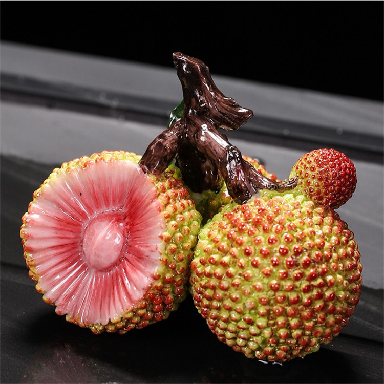 Picture of Tea pet color changing can raise good luck tea pet lychee Golden Toad toad creative personality tea tray decoration boutique tea play