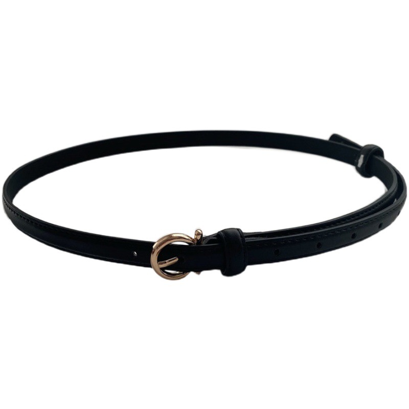 New Multi-Color Optional Small Belt Women's Decorative Jeans Belt with Dress Sweater Versatile Thin Belt Women's Trendy