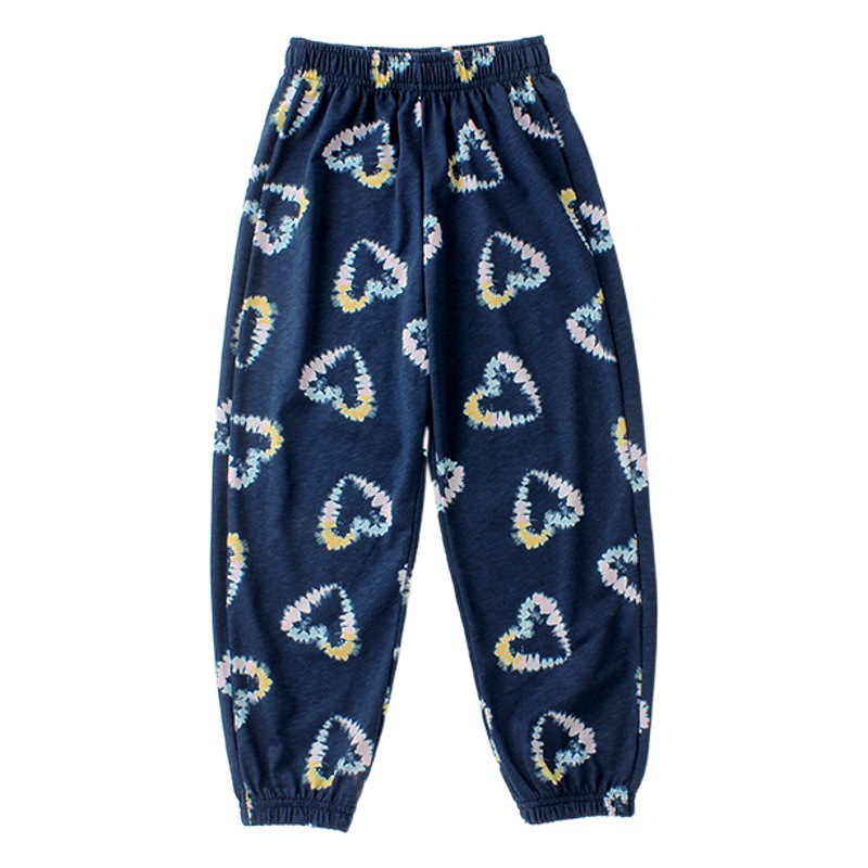 Children's Wear Summer Korean Style New Children's Thin Anti-mosquito Pants Large Children's Cartoon Full Print Casual Pants Boys Pants