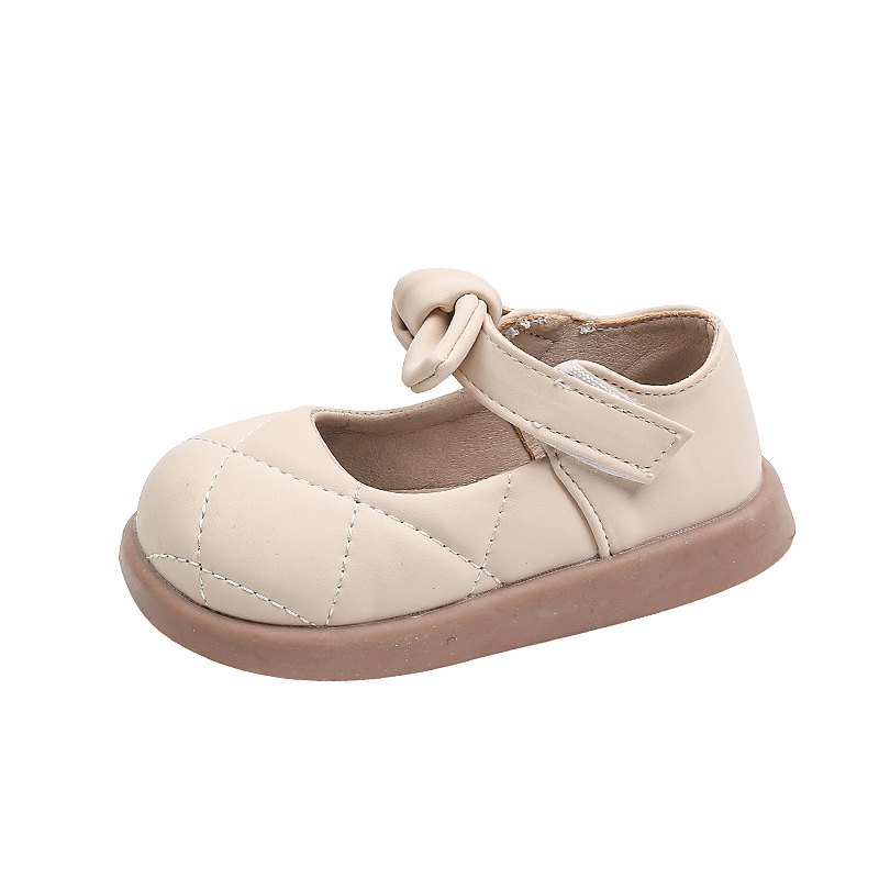 Picture of Children's Leather Shoes 2025 Spring Soft Leather Bow Girls Princess Shoes Children's Shoes Lolita Baby Girls Single Shoes Leather Shoes