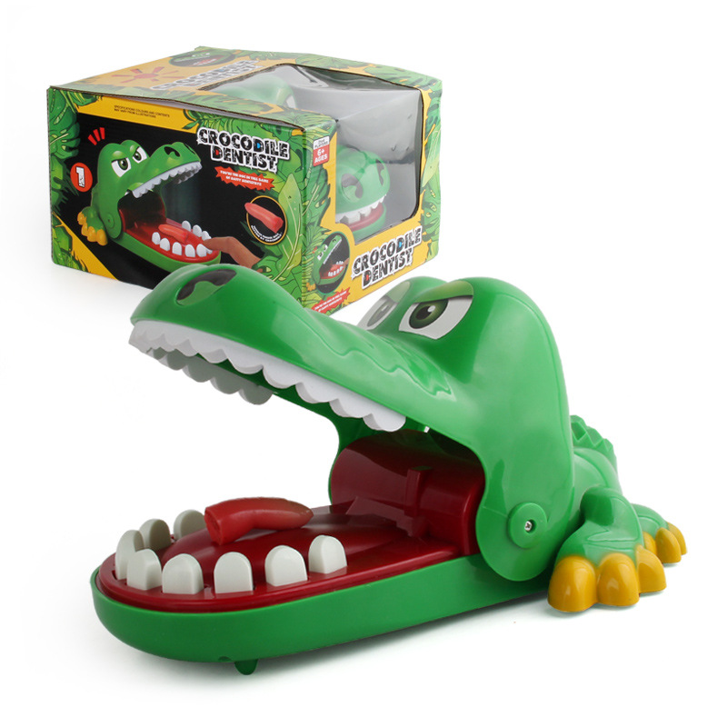 Picture of Cross-border export children bite hand trick toys variety of spoof decompression shark crocodile dog bite hand biting toys