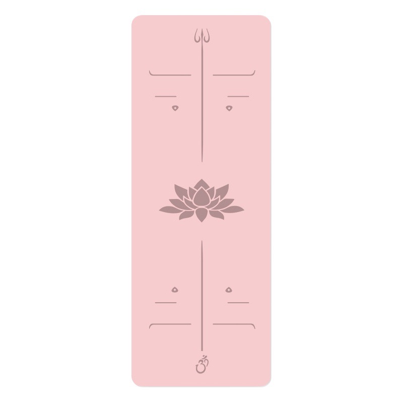 Cross-border pu rubber yoga mat posture line dance fitness yoga non-slip local tyrants mat yoga mat a generation of hair