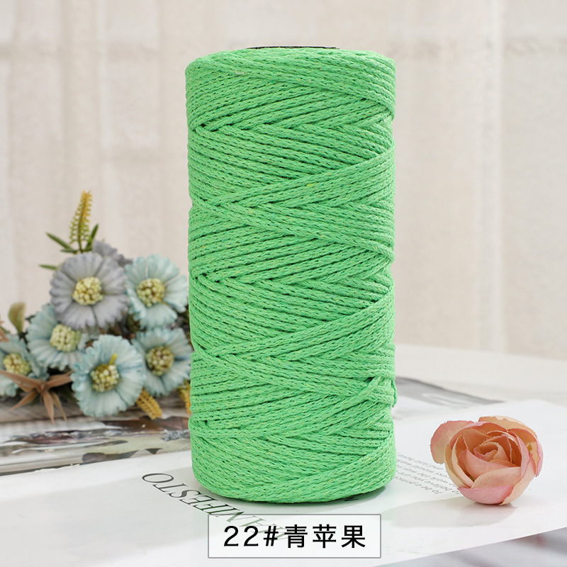 Picture of Explosions 2mm round strand hollow yarn European-style hook bag hollow Diy thread color multi-hand crochet collocation