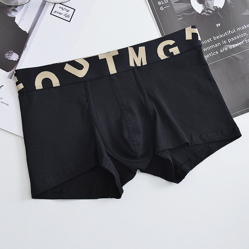 Picture of red underwear men's boxer shorts pink men's underwear boxer shorts pink shorts head young student ins trend