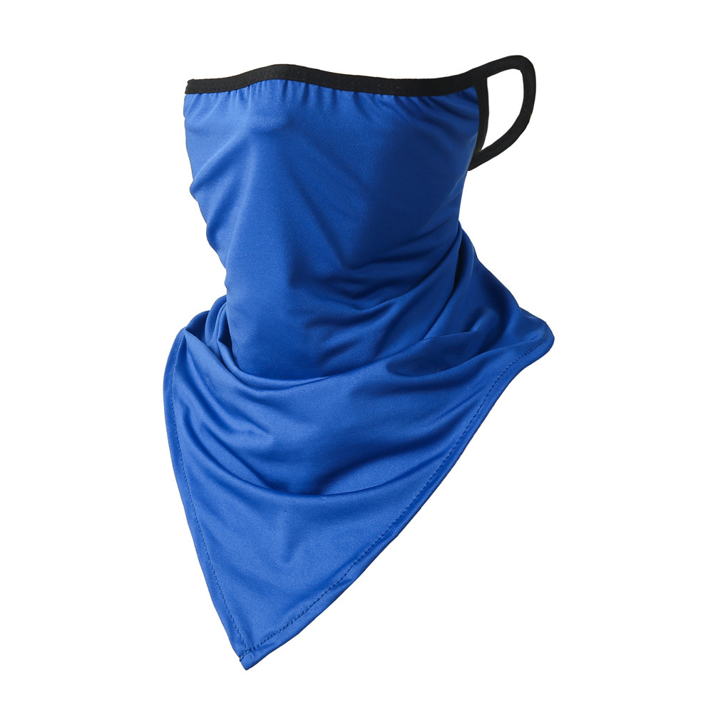 Picture of Outdoor riding triangle towel ice silk sunscreen hanging ear triangle towel summer sports outdoor breathable fishing camouflage mask