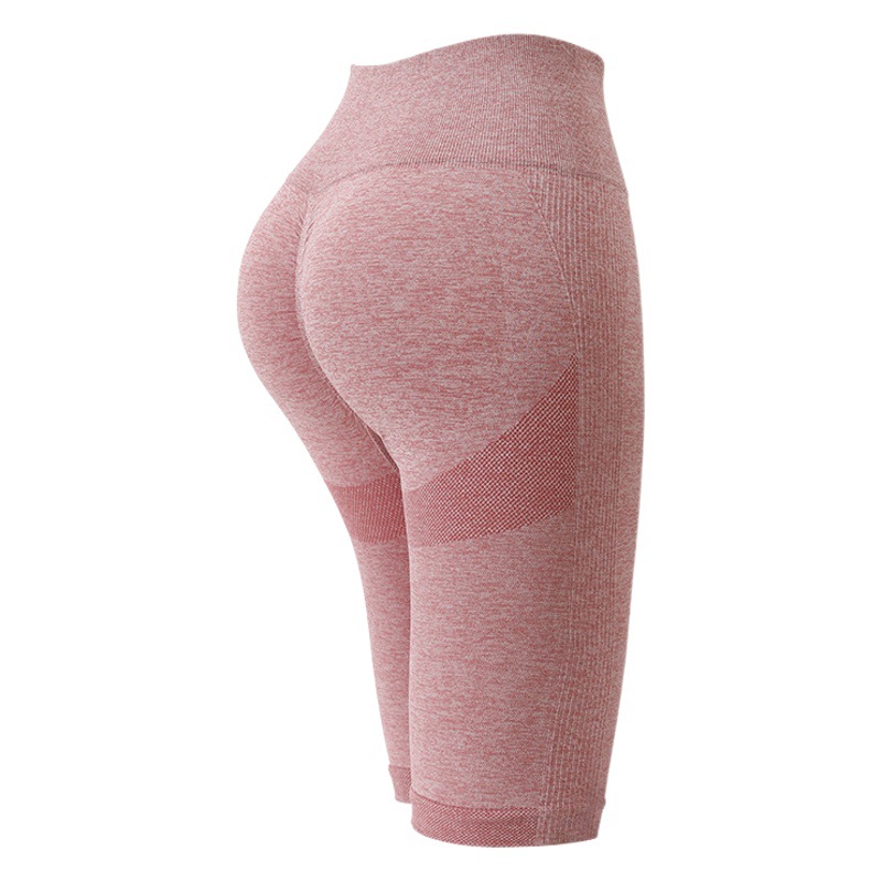 Peach Hip Sports Yoga Abdominal Pants Slim-fit Elastic High Waist Hip-lift Fitness Outer Wear Running Base Leggings Women