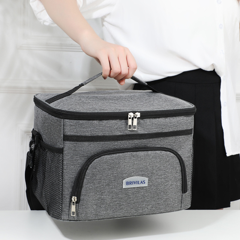 Cross-border Hot-selling Insulation Bag Increased Capacity Shoulder Fruit Fresh-keeping Bag Lunch Box Bag Ice Bag Outdoor Camping picnic Bag