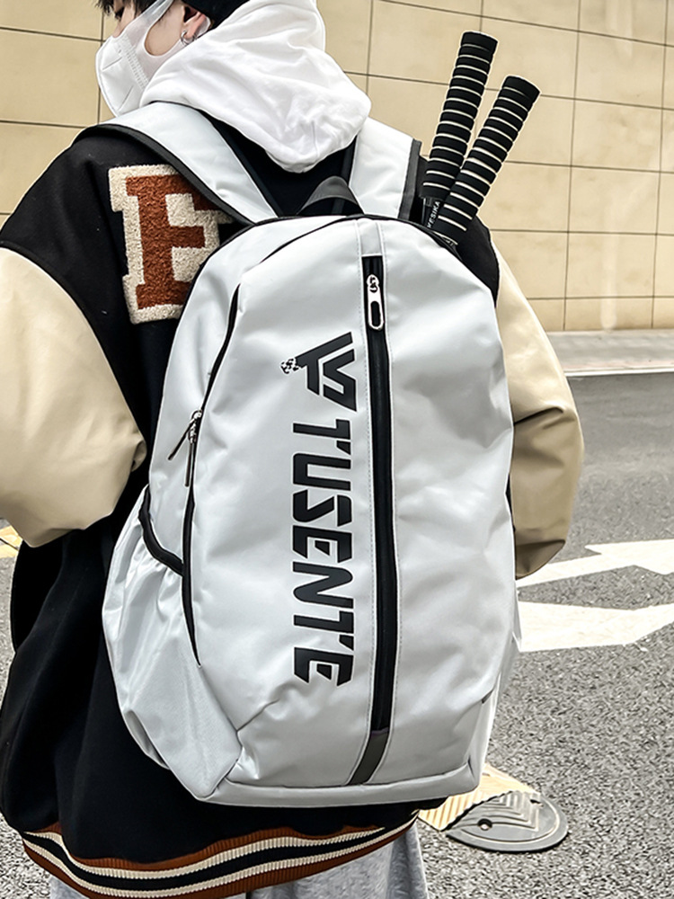 Badminton Backpack Men's Large Capacity College Student Bag Sports Training Tennis Bag Women's Special Equipment Bag Men