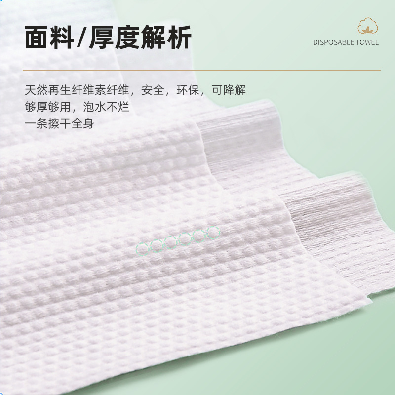 Picture of Hotel Disposable Bath Towel Separate Packaging for Homestay Travel Outer Soft Skin-friendly Material for Travel Hotel Bath Towel