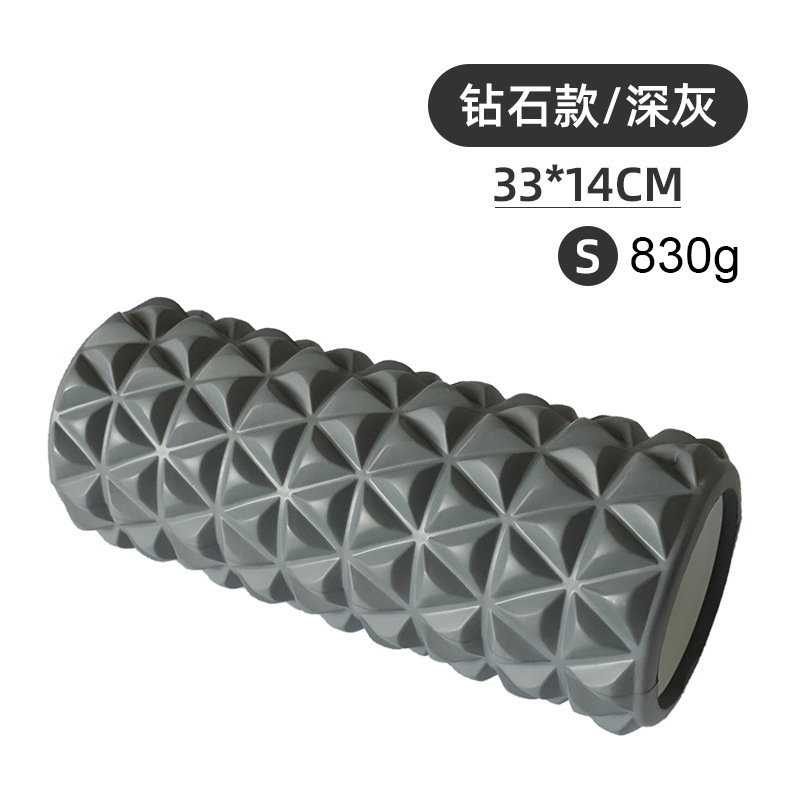 Picture of EVA foam shaft fitness body massage stick spike hollow column shaping yoga shaft pink fascia yoga column