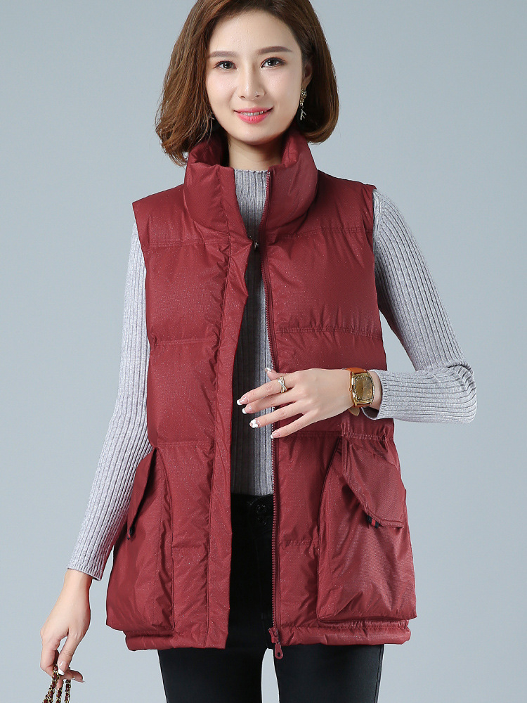 Picture of Best Selling plus size Loose Casual Down Jacket Vest Women's New Elegant All-match Middle-aged Lightweight Jacket