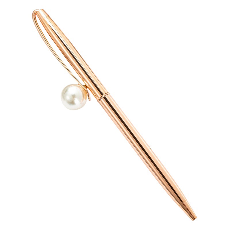 New fashion Pearl Metal Ballpoint Pen metal pen wholesale gift signature pen creative stationery pen printing logo