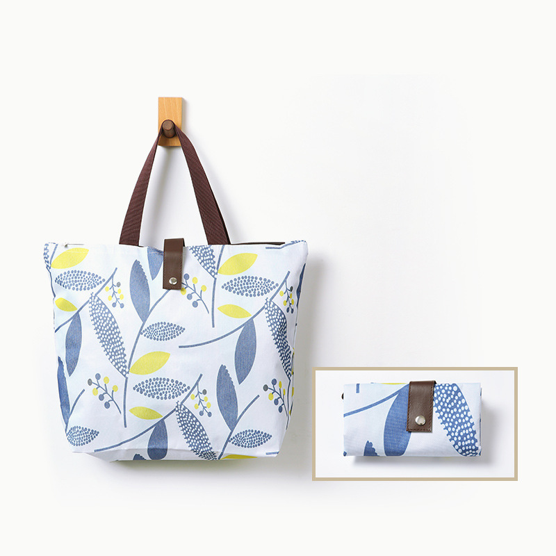Picture of Oxford Cloth Foldableing Shopping Bag Satchel Shopping Bag Satchel Advertising Environmentally Friendly Foldableable Grocery Shopping Bag Customization