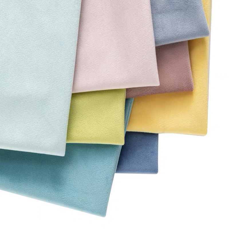 Picture of Short Plush Fabric Dutch Velvet Single-Sided Velvet Home Textile Fabric Sofa Fabric Home Selection
