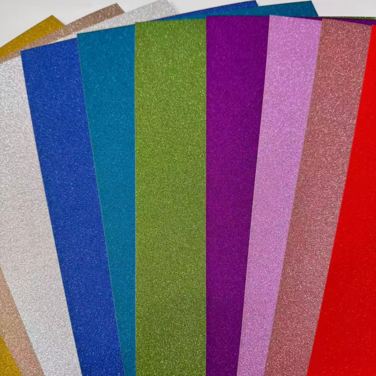 Picture of Wholesale 250g White Card Glitter Paper Sprinkled with Onion Powder Paper Glitter Paper Glitter Paper Wrapping Paper