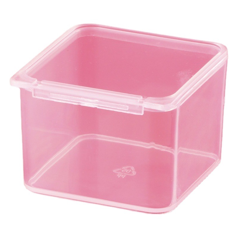 Manufacturer's Spot Transparent Small Storage Box Square Pp Plastic Box Parts Jewelry Products Universal Packaging Box