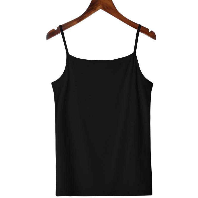 Picture of Factory Direct Sales Spring and Summer Versatile Camisole Women's Simple Solid Color Slim Elastic Bottoming Shirt Wholesale Dropshipping