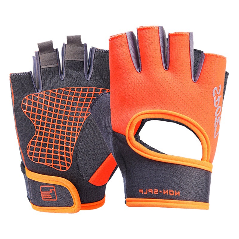 Manufacturer's New Sports Fitness Half-Finger Gloves Yoga Weight Training Outdoor Wear-Resistant Non-Slip Cycling Gloves Wholesale