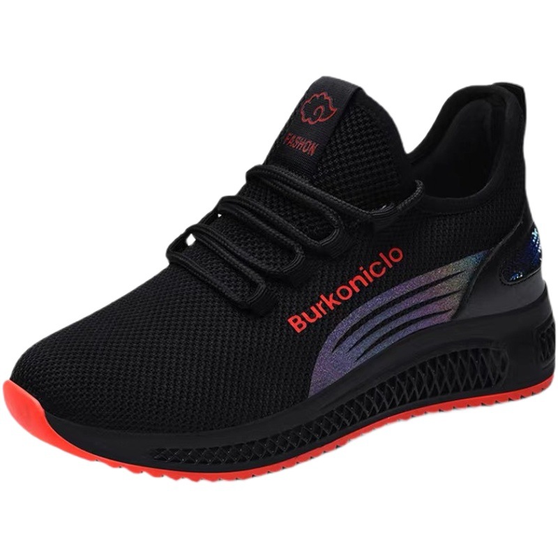 2025 New Spring and Autumn Flat Sports Shoes Women's Soft Soled Casual Shoes Trbottomy Dancing Mom Shoes Foreign Trade Cross-Border Women's Shoes