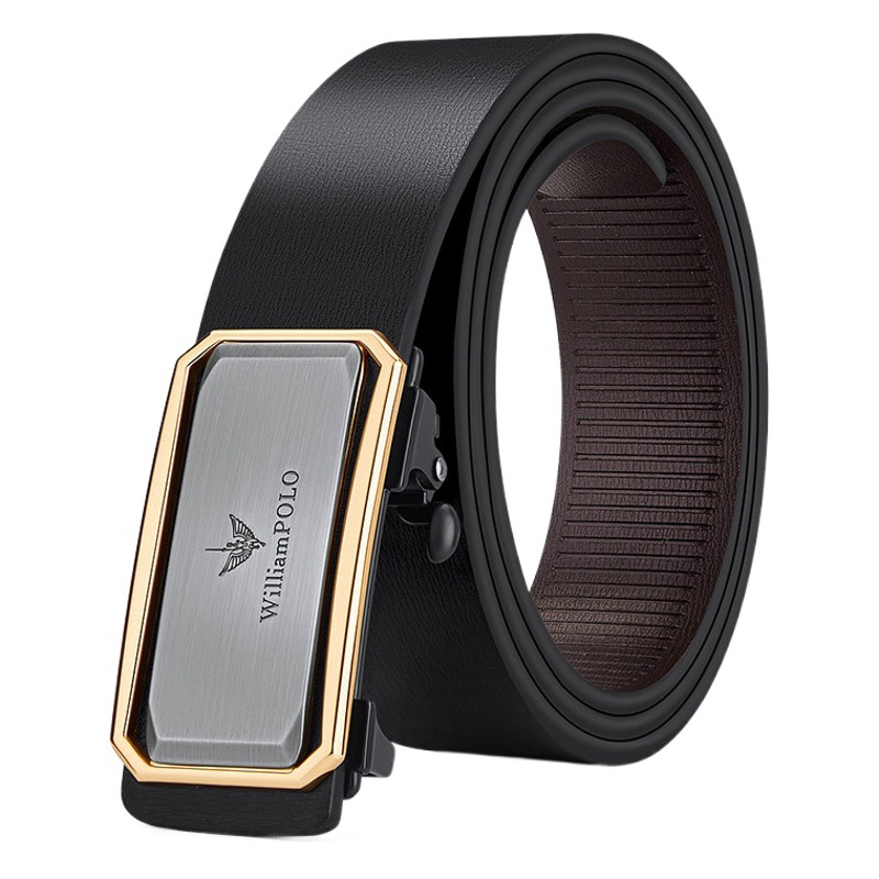 Picture of King Paul Belt Men's Business Fashion Two-layer Cowhide Men's Belt Automatic Buckle Cowhide Belt Wholesale