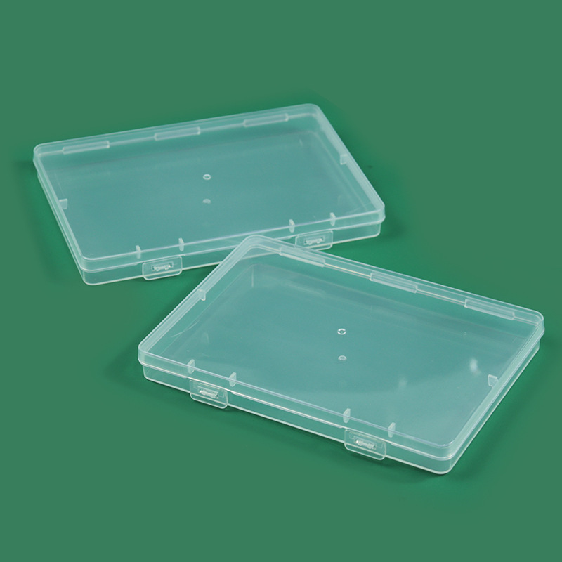 Pp Transparent Plastic Box Component Tool Packaging Box Fishing Gear Sample Spare Parts Organizing Box Card Storage Box