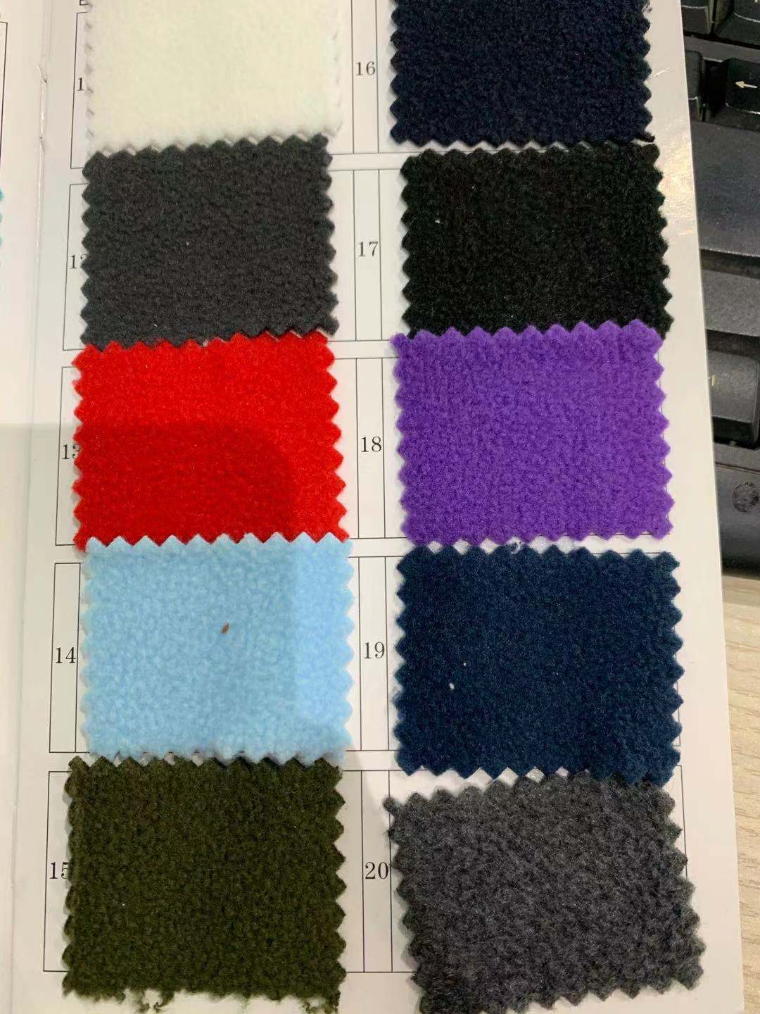 In stock polar fleece fabric polar fleece double brush single shake polar fleece flannel double-sided ultra-fine polar fleece cloth 230g