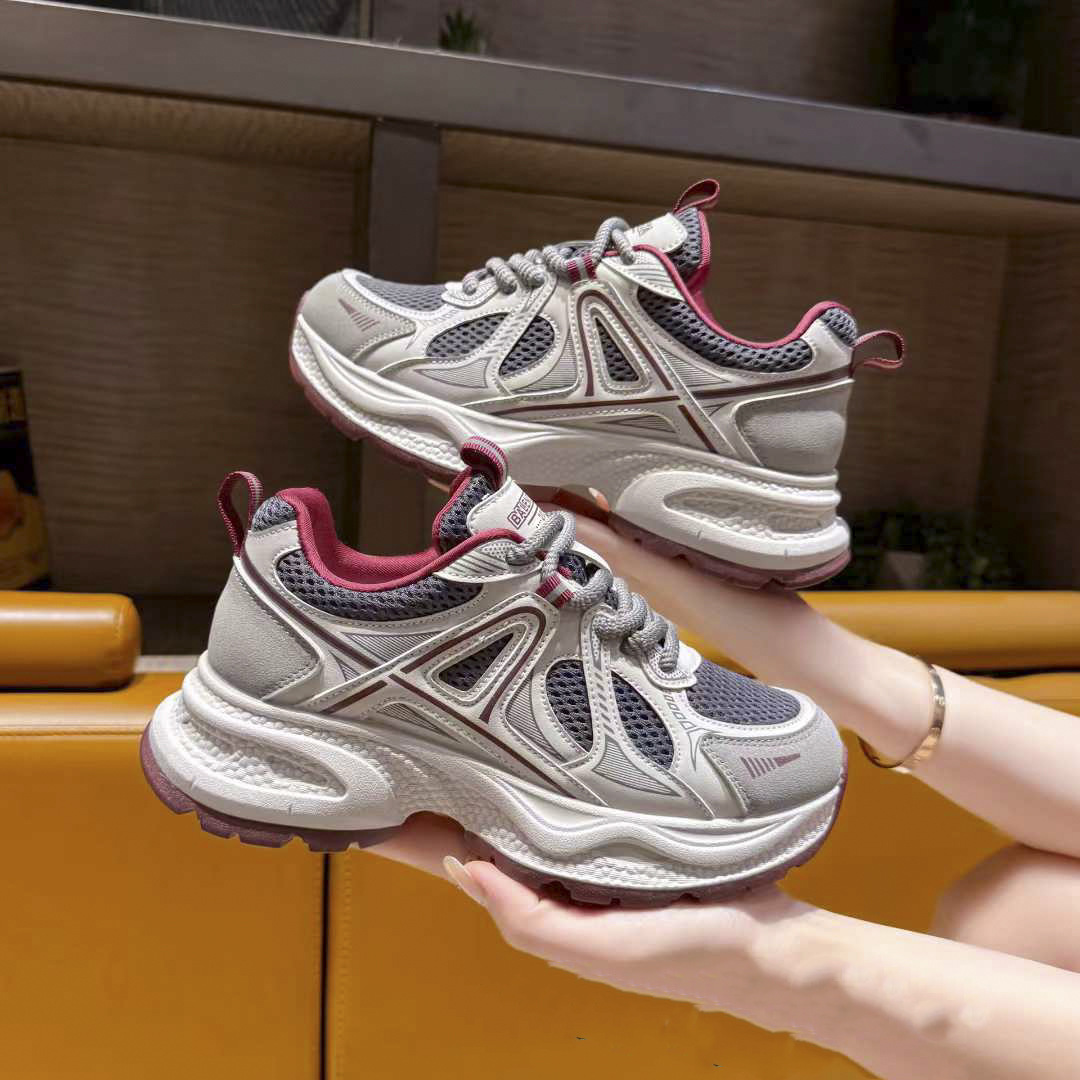 Picture of Cross-border leather platform Forrest Gump women's 2025 autumn new sports shoes women's height increase casual and versatile women