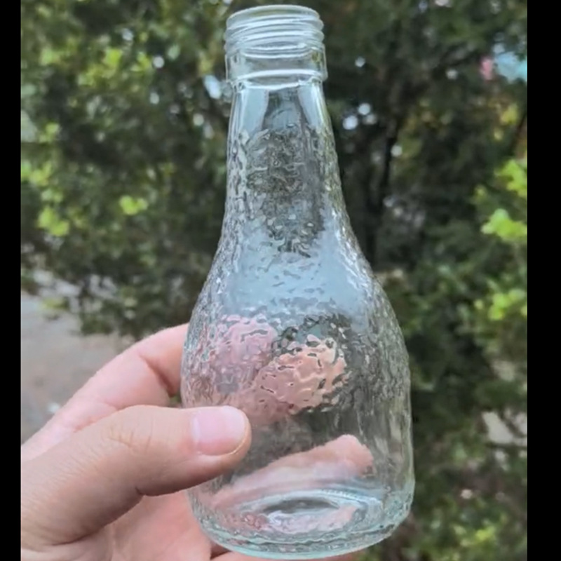 Wholesale Liquor Bottle Clear Glass Empty Wine Bottle Ice Wine Bottle Sealed Fruit Wine Bottle Wine Bottle Small Sake Fruit Wine Bottle