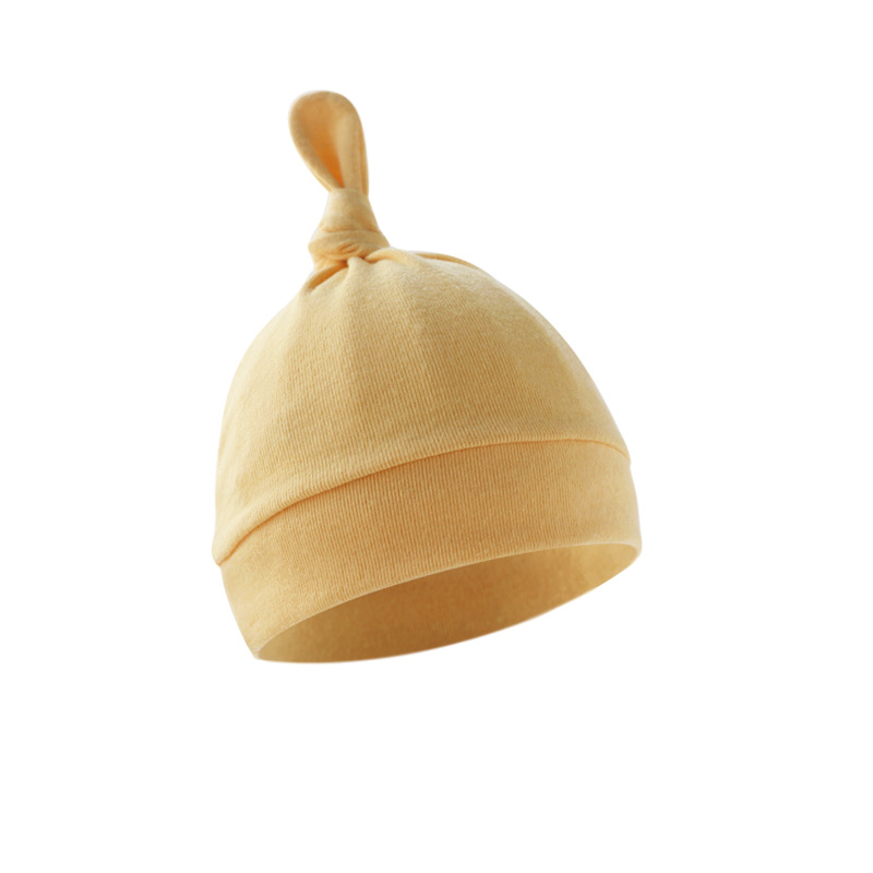 Picture of 2023 foreign trade baby pacifier hat single layer baby chirp hat baby tail hat children pullover hat