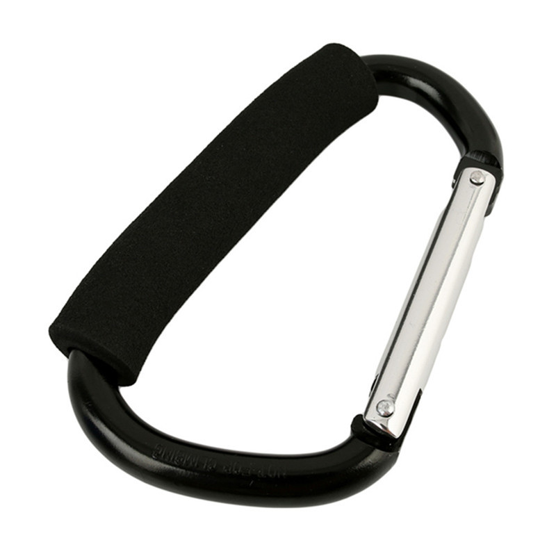 Picture of Sponge D-shaped mountaineering buckle color outdoor aluminum alloy roller skating shoe buckle shoe buckle baby stroller lifting button