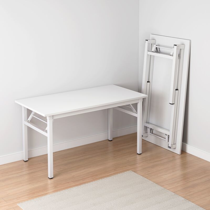 Foldable table rectangular simple folding table free computer desk rental room dining table writing training table