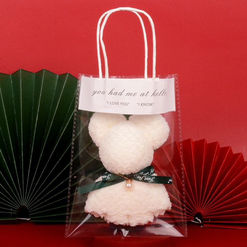 Picture of Pineapple towel bear shape shop supplies wedding gift Festival activities birthday opening small gifts wholesale
