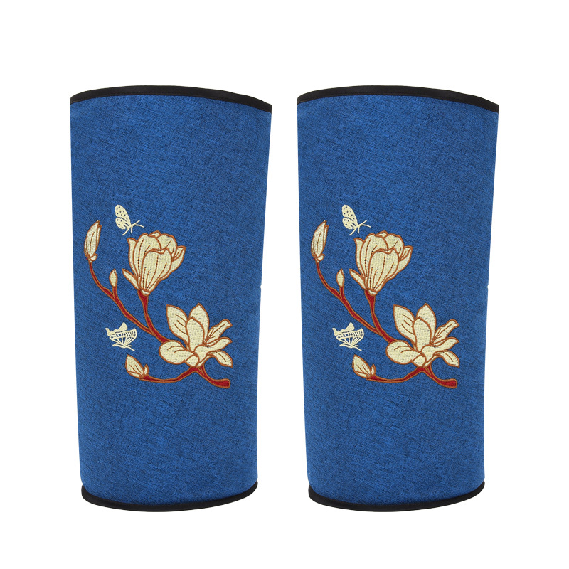 Picture of Electric Heating Moxa Velvet Knee Pad Old Cold Leg Joint Moxibustion Fever Knee Pad Bag Household Moxa Electric Hot Compress Knee Pad