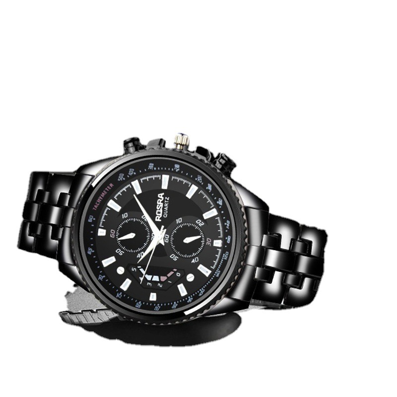 Foreign trade hot men's steel band fashion quartz watch gift alloy wrist watch AliExpress wish wholesale